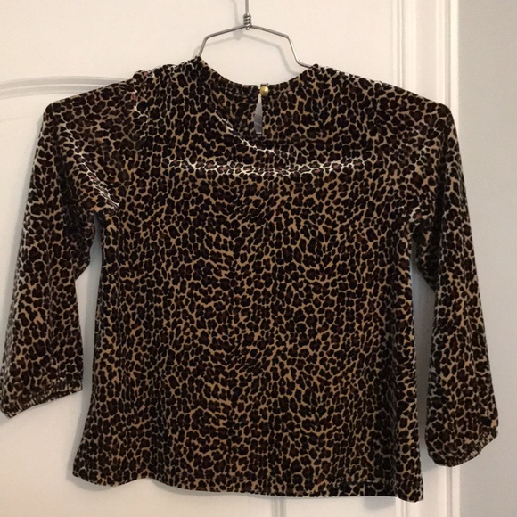 J. Crew Other - Kids JCrew cheetah print top